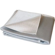 Toile anti chaleur 650°C - Tissu fibre de verre polyuréthane 1 face