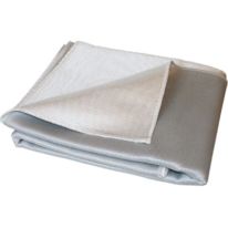 Toile anti chaleur 650°C - Tissu fibre de verre polyuréthane 1 face