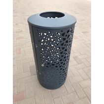 Poubelle urbaine à sceller ou à poser pour gestion de déchets | WELLINGTON OPEN Vigipirate Design