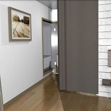 Système coulissant pour porte de meuble capacité 14 Kg par porte, 4 Kg par rideaux | MEDIUM 