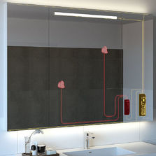 Système audio invisible, avec récepteur Bluetooth et haut-parleur à excitateurs | 420 E Gamme Loox de Häfele