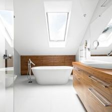 Fenêtre de toit rotation en PVC | PTP-V