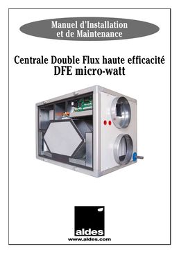Centrale double-flux pour bâtiments tertiaires | DFE Micro-Watt