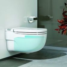 WC à réservoir d'eau intégré dans la cuvette | In Tank Meridian