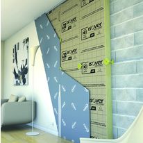 Kit de fixation sans fourrure en doublage de mur isolant haute dureté | Optimax Habito