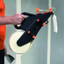 Dérouleur de bande à joint à débit d'enduit réglable et roulette d'angles | Edmaplic