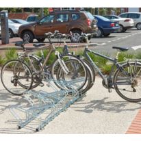 Râtelier 20 vélos au sol face-à-face