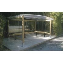 Abri voyageur bois Vittoria