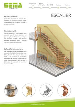 Logiciel de construction d'escaliers avec visualisation réaliste en 3D | ESCALIER
