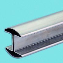 Tube à gorge en inox pour main-courante | Tube à gorge