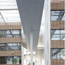 Ossature apparente pour faux-plafonds résistant au feu