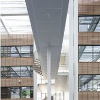 Ossature apparente pour faux-plafonds résistant au feu