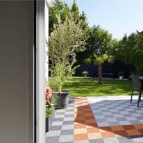 Dalle de sol pour jardin | POLYDAL Damier Pro48