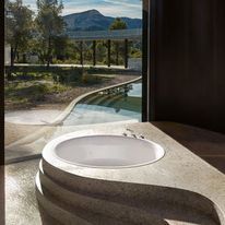 Baignoire ronde à encastrer ou en îlot acier titane vitrifié diamètre 1500 mm | BettePond