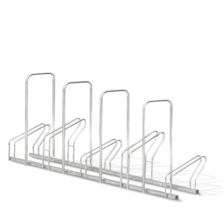 Râtelier 5 vélos côte à côte sur 2 niveaux