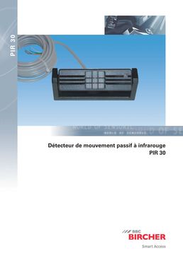 Détecteur de mouvement passif à infrarouge | PIR 30