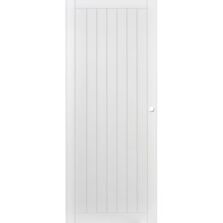 Porte coulissante verticale laquée blanc | LAPEYRE SERVICES