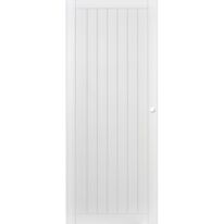 Porte coulissante verticale laquée blanc | LAPEYRE SERVICES