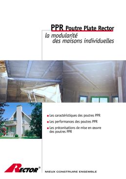 Poutre Plate Rector pour réalisation de plafonds | Poutre PPR