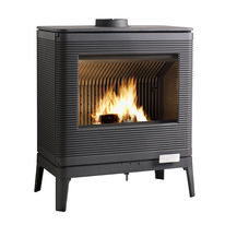 Poêle à bois 9 kW à post combustion avec ailettes en fonte | Kazan 6104-44