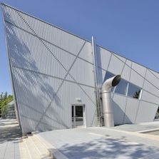 Profil sinusoïdal en aluminium pour bardage de façades