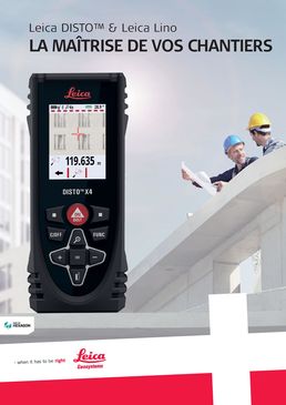 Lasermètres Leica DISTO™ & Leica Lino - La maîtrise de vos chantiers