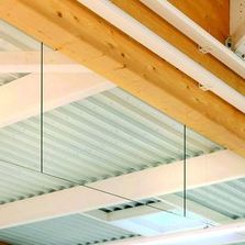 Ecran vitré de cantonnement des fumées prêt à poser | ISD