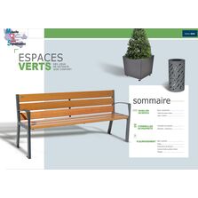 Mobilier urbain pour espace vert | SOLUVELOS 