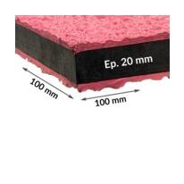 ADEKWAT E.20mm 100mmx100mm NOIR/ ROSE | WATTELEZ 