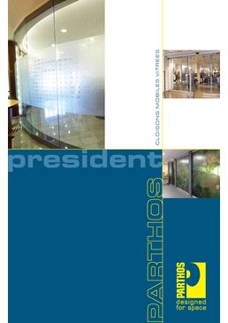Mur mobile vitré non acoustique | Président