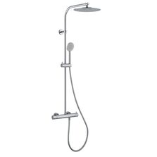 Système douche thermostatique NF chromé pomme ronde ABS | PRO 1