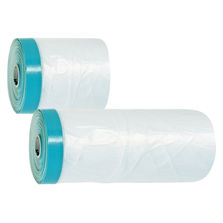 Film avec ruban adhésif pour masquage et protection intérieur et extérieur  | Film de masquage plastique extérieur