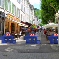 Module de sécurisation des accès en polyéthylène à lester au béton | VIGIBLOC