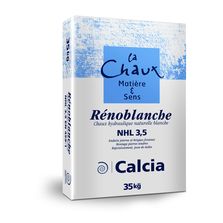 Chaux hydraulique pour enduits et rejointoiement de pierres naturelles  | RÉNOBLANCHE NHL 3,5