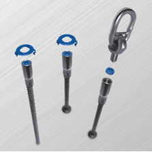 Douilles à filet rond pour la manutention d'éléments en béton | Douilles de levage