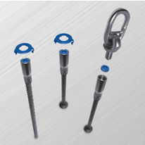 Douilles à filet rond pour la manutention d'éléments en béton | Douilles de levage