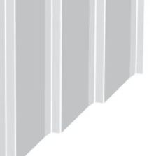 Plaque nervurée pour bardage vertical simple peau | Marine 5.27.1090 B