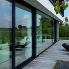 Coulissant à levage de grandes dimensions jusqu'à 330 kg par vantail | Confort Smartline