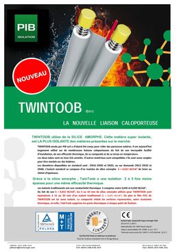 Tube inox annelé pré-isolé compact haute performance pour réseau de chaleur | TwinToob