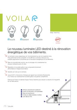 Hublots LED basse consommation et système antivandalisme | VOILA R