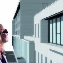 Salle de réalité virtuelle pour visualisation de projets en situation