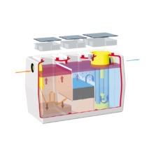 Séparateurs de liquides légers en béton Avec ou sans débourbeur Jusqu'à 24 l/s | HDP / HDB / HCD