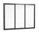 Coulissant en aluminium avec vitrage jusqu'à 32 mm  | Finition Equilibre 32 mm