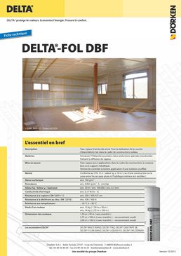 Pare-vapeur translucide armé | Delta-Fol DBF