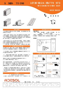 Joint de fractionnement de dilatation et de rupture sur mesure | ADESOL - TECNO-K