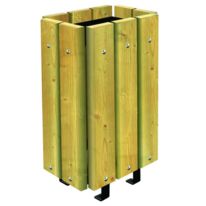 Corbeille de ville Brême en bois de pin