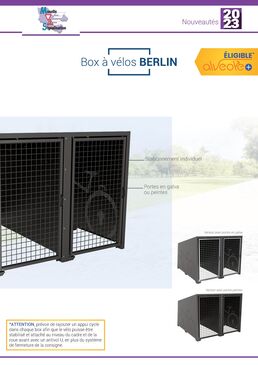 Consigne individuelle pour vélos en tôle galvanisée | Box Berlin