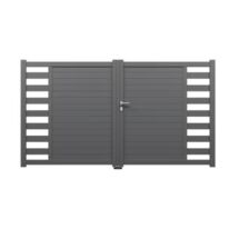 Portail battant aluminium ANDRIA | LAPEYRE SERVICES