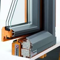 Menuiserie mixte bois/alu à triple vitrage | Euro Mixte Passive