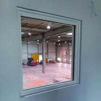 Châssis coupe-feu en acier vitré en usine jusqu'à 3 m de hauteur | Châssis Vitré Usine EI 120